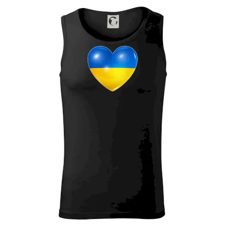 Ukrajina srdce vlajka