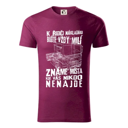 K řidiči náklaďáku buďte vždy milý