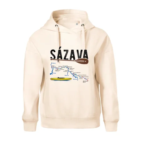 Mapa řeky Sázavy