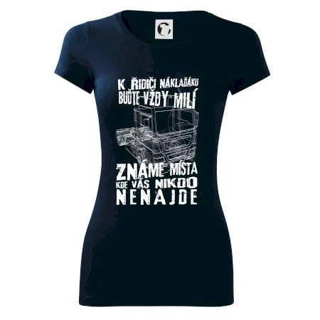 K řidiči náklaďáku buďte vždy milý