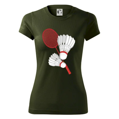 Badminton - pálka a košík