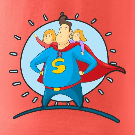 Táta superman - holka a holka