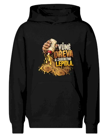 Vůně dřeva a zaschlýho lepidla - kapající lepidlo a letokruhy