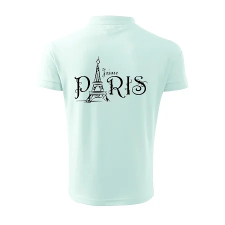 Paris nápis Eiffelovka rovný