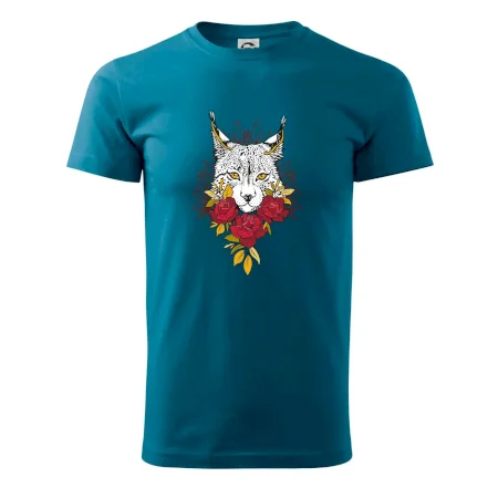 Rys s červenými růžemi  (Pecka design)