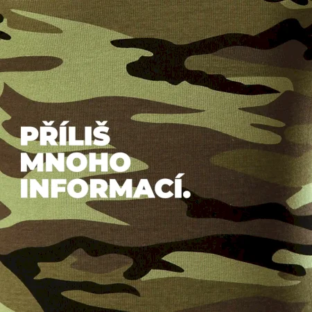 PŘÍLIŠ MNOHO INFORMACÍ.
