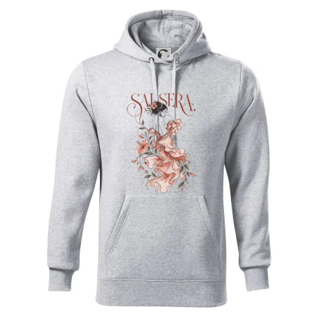 Salsera tanečnice v růžových šatech