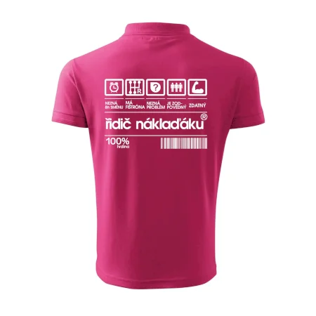 Čárový kód řidič náklaďáku