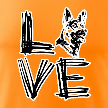 Německý ovčák love
