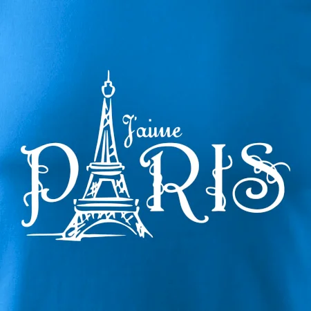 Paris nápis Eiffelovka rovný