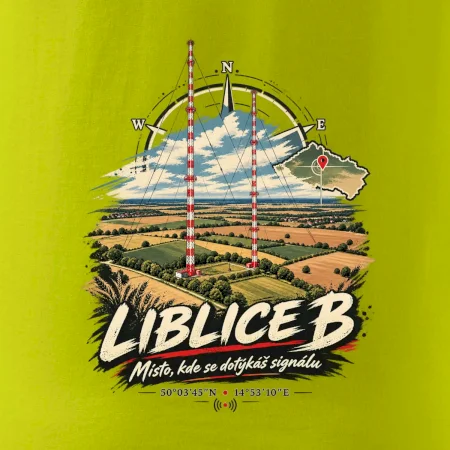 Liblice B vysílače v české krajině