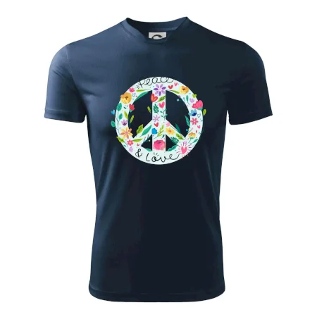 Peace and love symbol