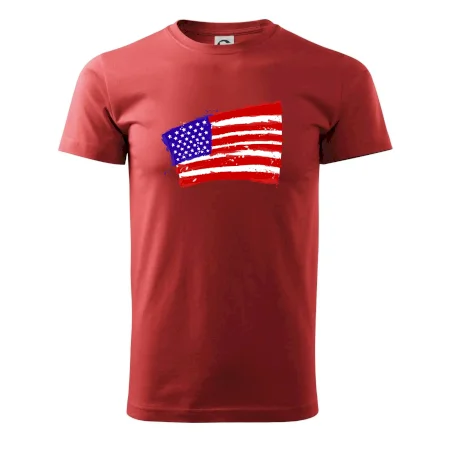 Americká vlajka ohnutá