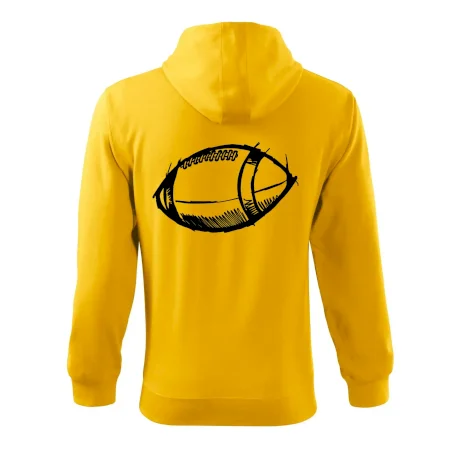 Americký fotbal míč skica