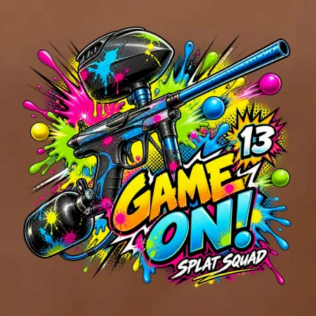 Barevná exploze game on paintball