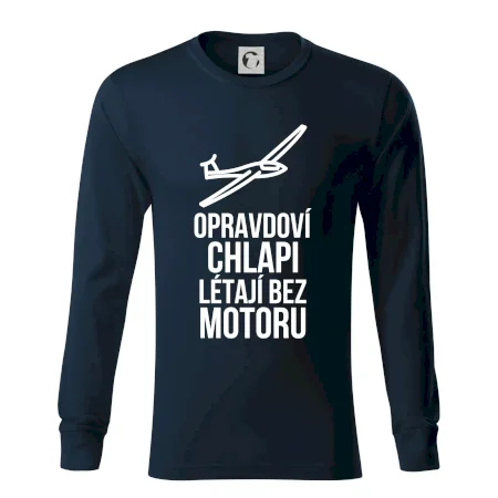 Opravdovi chlapi létají bez motoru