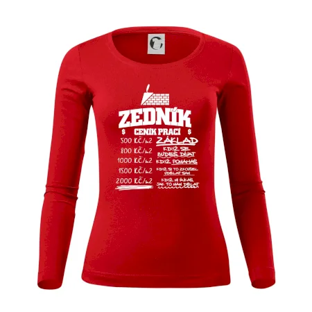 Ceník zedníka - cena za metr