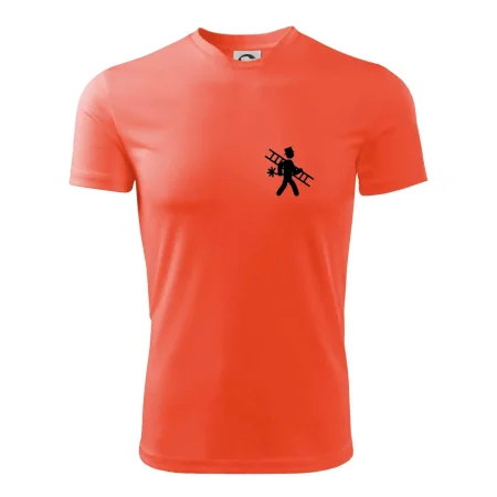 Kominík logo + nápis na zádech