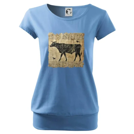 Egyptské hieroglyfy kráva