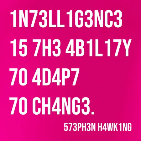 Test inteligence - Stephen Hawking