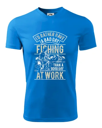 Fishing at work