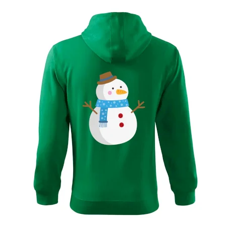 Sněhulák se šálou