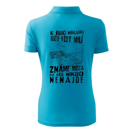 K řidiči náklaďáku buďte vždy milý