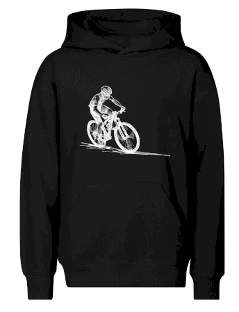 MTB kreslený cyklista