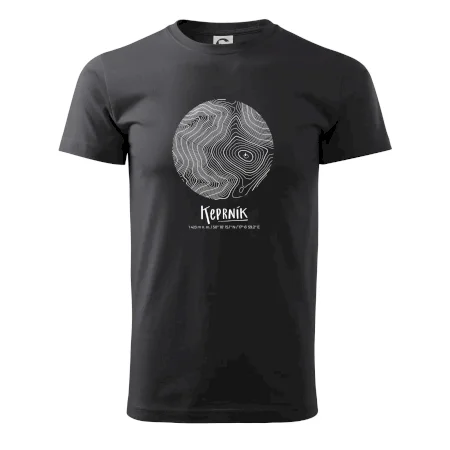 Keprník - vrstevnice v kruhu