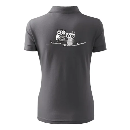 Dvě sovy abstraktní