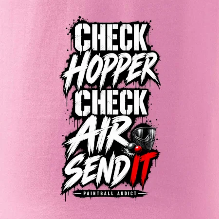 Kontrola zásobníku check hopper air paintball