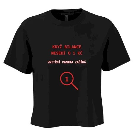 Bilance nesedí o 1 Kč