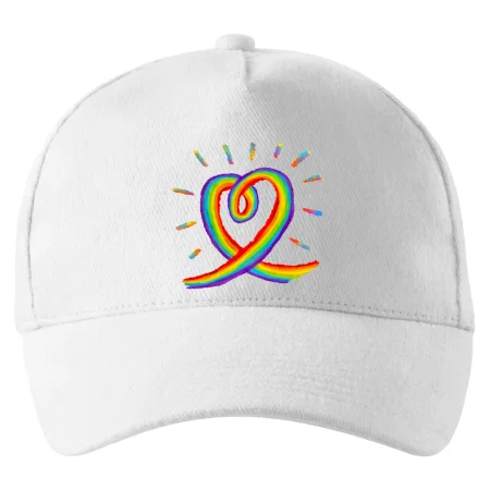 Srdce pride duha kreslená