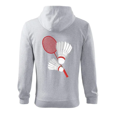 Badminton - pálka a košík