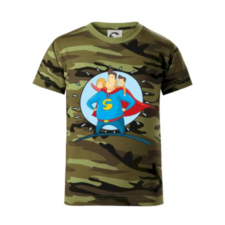 Táta superman - holka a kluk