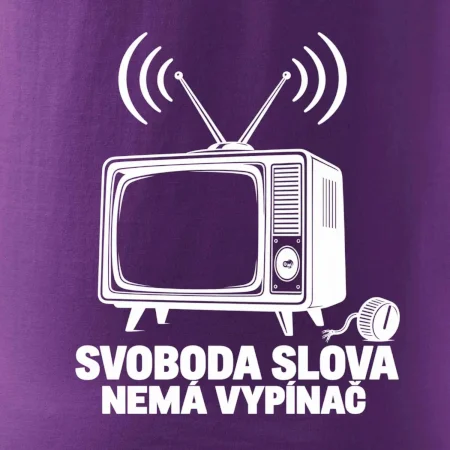 Svoboda slova nemá vypínač retro televize