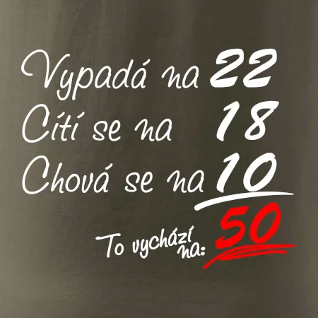 Vypadá, cítí se, chová se - 50 let