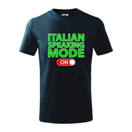 Italian speaking mode - ON