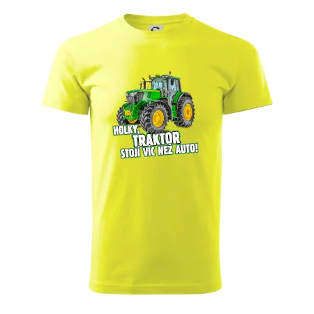 Holky, traktor stojí víc než auto