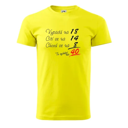 Vypadá, cítí se, chová se - 40 let