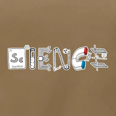 Science věda nápis