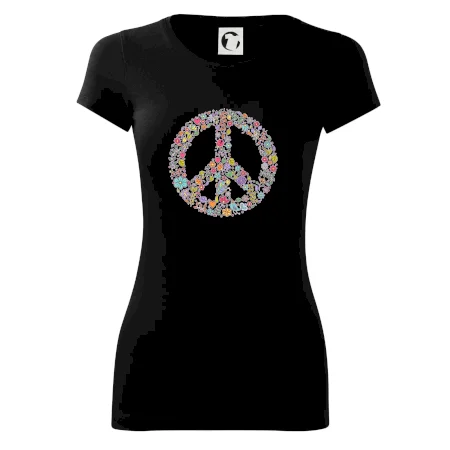 Peace symbol lístečky