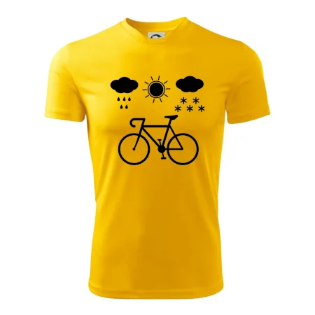 Cyklista za každého počasí