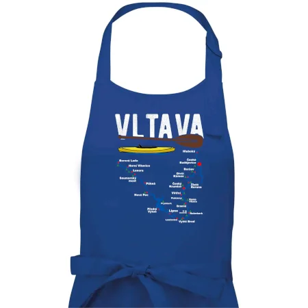 Mapa řeky Vltavy