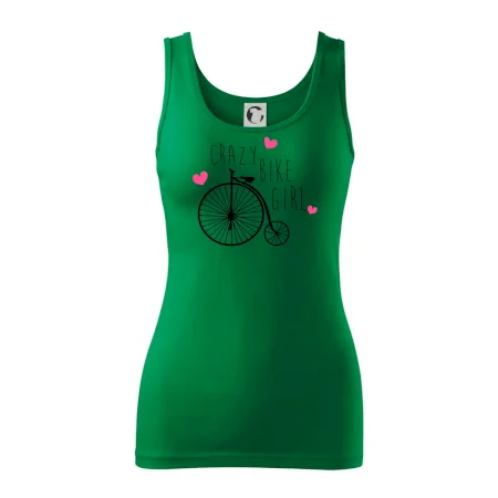 Crazy bike girl