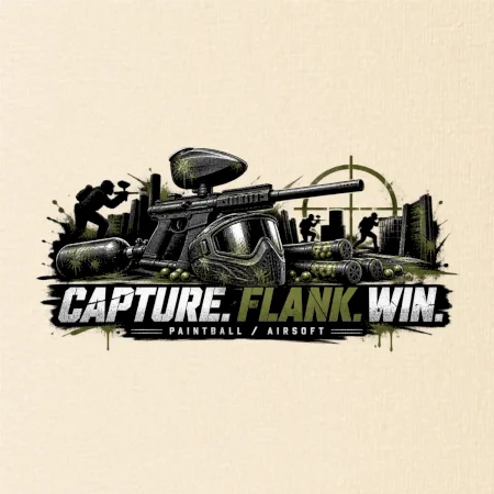 Taktika capture flank win paintball