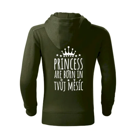 Princesses are born in (vlastní nápis měsíc narození)