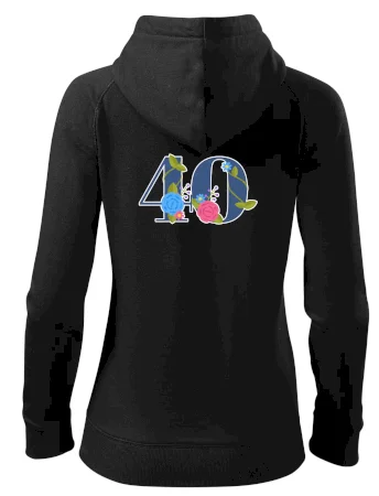 Květinové číslo kreslené - 40