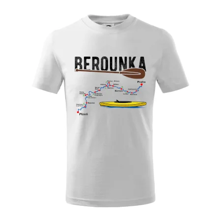 Mapa řeky Berounky