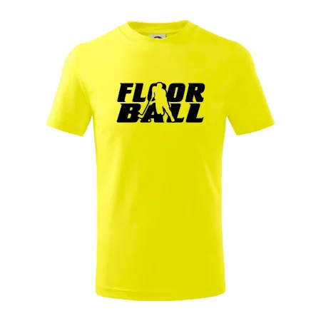 Floorball nápis rovný